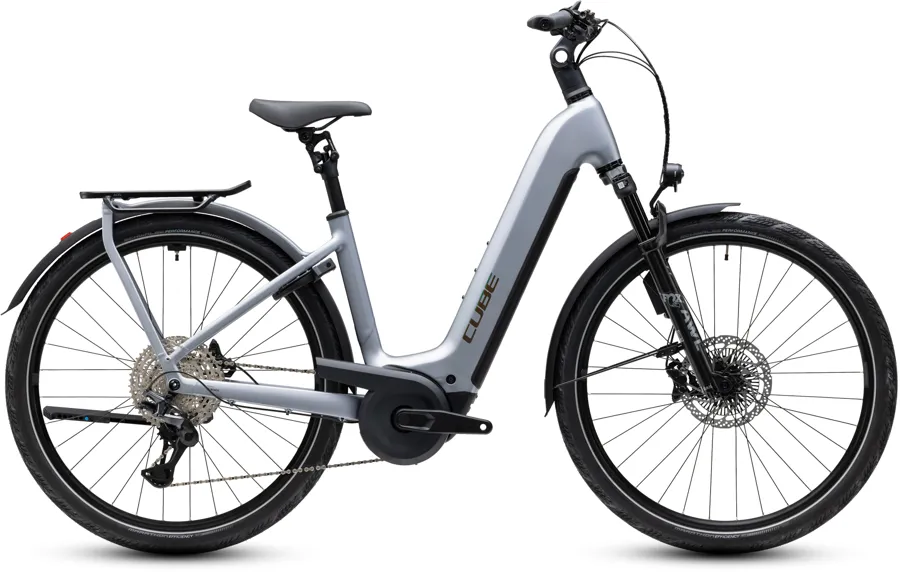 Cube Kathmandu Hybrid EXC 800 slategrey´n´chrome Easy Entry